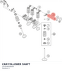 Diagram preview: CAM FOLLOWER SHAFT (C63536056000)