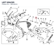 LEFT SPACER 68410041A diagram position
