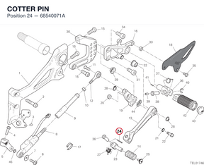 COTTER PIN 68540071A diagram position