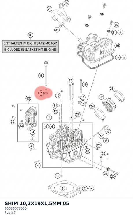 Diagram preview: SHIM 10,2X19X1,5MM 05 (60036078050)