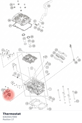 Diagram preview: Thermostat (63635017000)