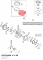Diagram preview: PISTON PIN D 20 08 (61230033000)