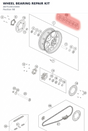 Diagram preview: WHEEL BEARING REPAIR KIT (A67510015000)