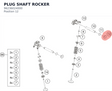 Diagram preview: PLUG SHAFT ROCKER (96236024000)