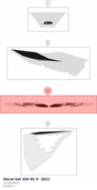 Diagram preview: Decal Set 350 XC-F  2021 (79108198012)
