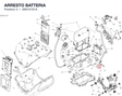 ARRESTO BATTERIA 69610181A diagram position