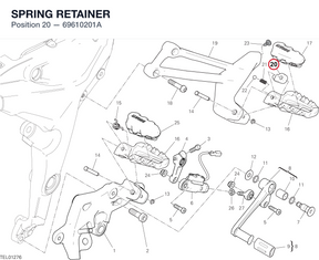 SPRING RETAINER 69610201A diagram position