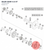 Diagram preview: IDLER GEAR 4.G              07 (75033014000)