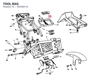 TOOL BAG 69720011A diagram position