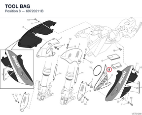 TOOL BAG 69720211B diagram position