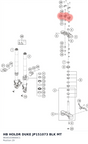 Diagram preview: HB HOLDR DUKE JP151073 BLK MT (96301039000C1)