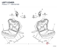 LEFT COVER 69810221BD diagram position