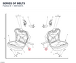 SERIES OF BELTS 69810261A diagram position