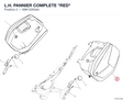 L.H. PANNIER COMPLETE "RED" 69812255AA diagram position