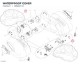 WATERPROOF COVER 69822211A diagram position