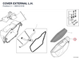 COVER EXTERNAL L.H. 69910151B diagram position