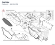 CAP RH 69910161CG diagram position