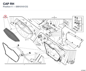 CAP RH 69910161CG diagram position