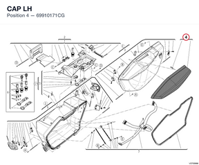 CAP LH 69910171CG diagram position