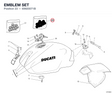 EMBLEM SET 69920071B diagram position