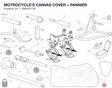 MOTROCYCLE'S CANVAS COVER + PANNIER 69920113A diagram position
