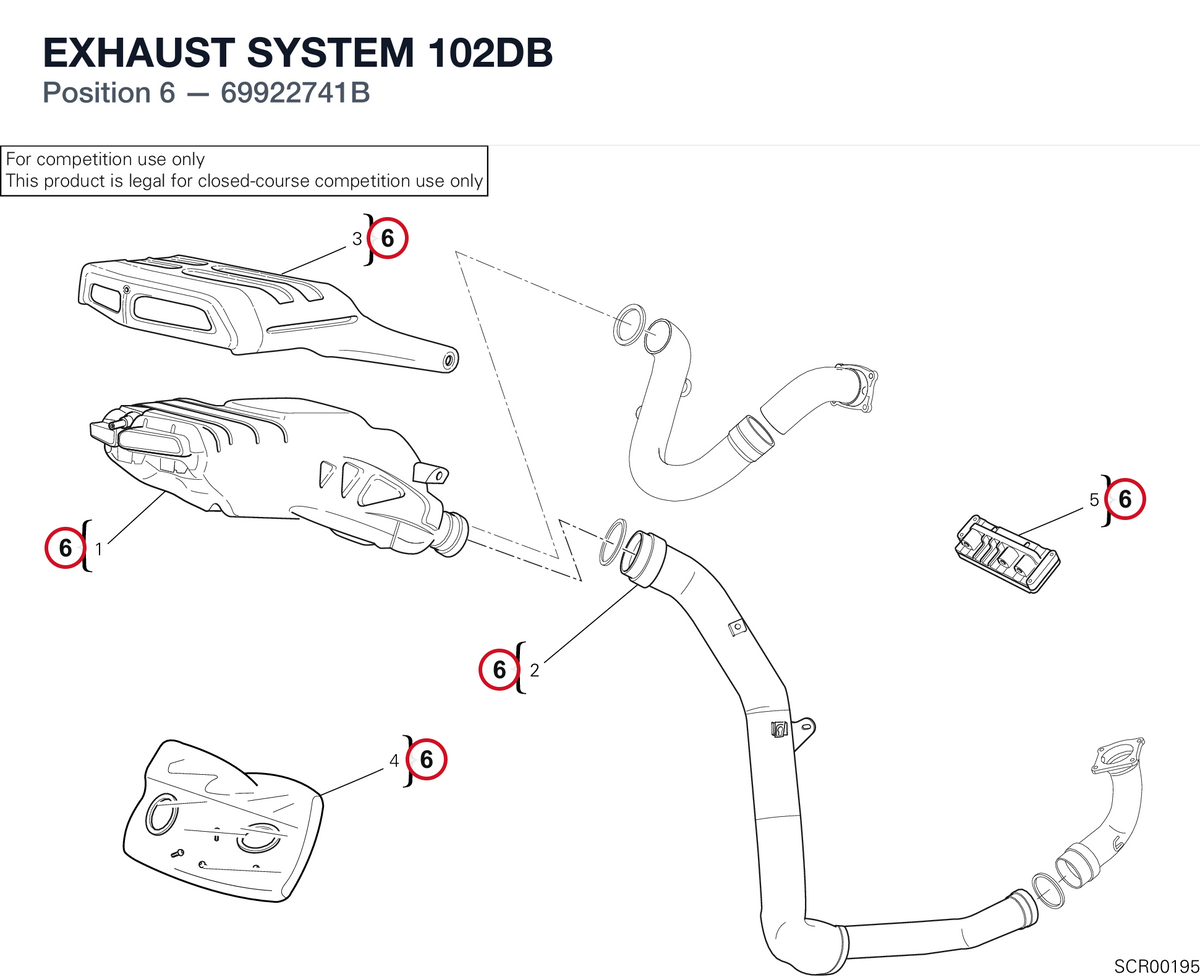 EXHAUST SYSTEM 102DB