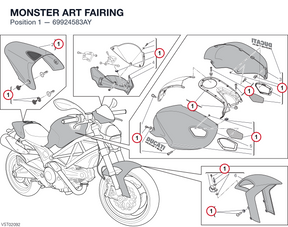 MONSTER ART FAIRING