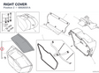 RIGHT COVER 69926551A diagram position