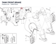 TANK FRONT BRAKE 69927842A diagram position