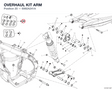 OVERHAUL KIT ARM 6992A241A diagram position