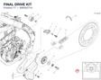 FINAL DRIVE KIT 6992A271A diagram position