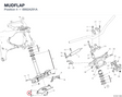 MUDFLAP 6992A291A diagram position