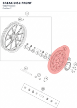 Diagram preview: BREAK DISC FRONT (93809060000)