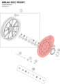Diagram preview: BREAK DISC FRONT (93809060000)