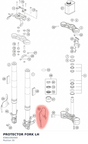 Diagram preview: PROTECTOR FORK LH (93601092000)