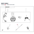 SEAT CABLE product image