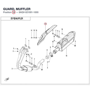 GUARD, MUFFLER product image