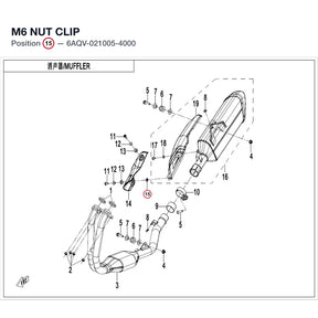 M6 NUT CLIP product image