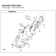 EXHAUST PIPE ASSY product image