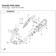 EXAUST PIPE ASSY product image