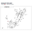 EXHAUST PIPE ASSY product image