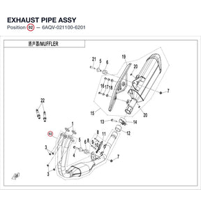 EXHAUST PIPE ASSY product image