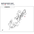 MUFFLER BODY ASSY product image
