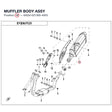 MUFFLER BODY ASSY product image