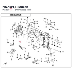 BRACKET, LH GUARD product image
