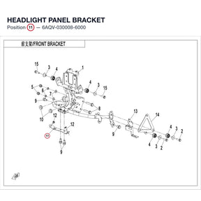HEADLIGHT PANEL BRACKET product image
