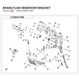 BRAKE FLUID RESERVOIR BRACKET product image