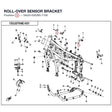 ROLL-OVER SENSOR BRACKET product image