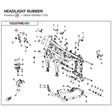 HEADLIGHT RUBBER product image