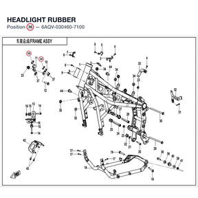 HEADLIGHT RUBBER product image